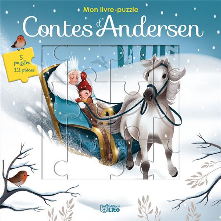 MON LIVRE-PUZZLE - CONTES D-ANDERSEN - ANDERSEN H C. - LITO