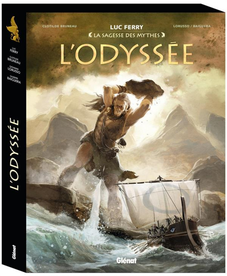 L-ODYSSEE - COFFRET TOMES 01 A 04 - BRUNEAU/BAIGUERA - GLENAT