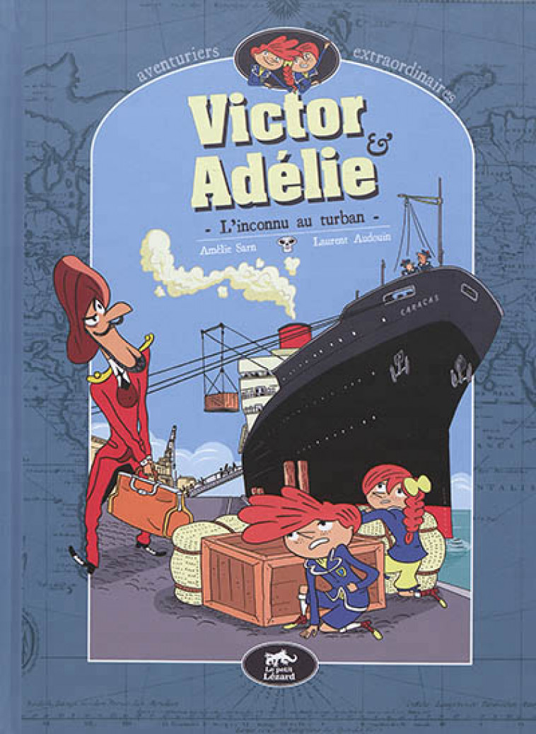 VICTOR & ADELIE 1 - L-INCONNU AU TURBAN - AUDOUIN/SARN - LEZARD NOIR