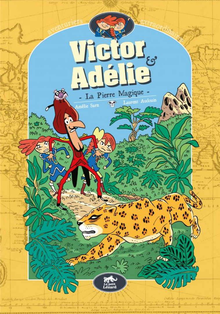 VICTOR ET ADELIE 3 - LA PIERRE MAGIQUE - SARN/AUDOUIN - LEZARD NOIR