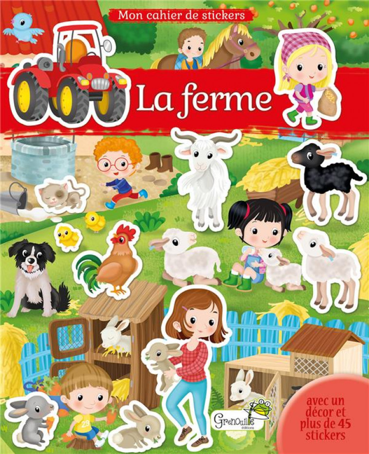 STICKERS - LA FERME - COLLECTIF - GRENOUILLE