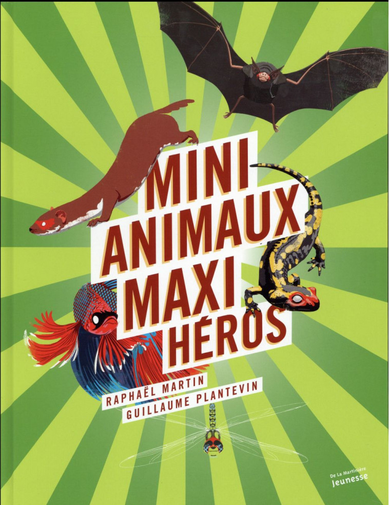 MINI-ANIMAUX, MAXI-HEROS - MARTIN/PLANTEVIN - De La Martinière Jeunesse