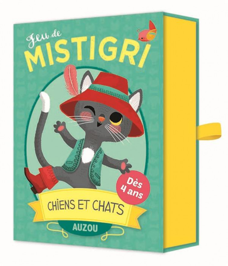 JEU DE MISTIGRI CHIENS ET CHATS - MIRIAM BOS / MARJOLA - Auzou