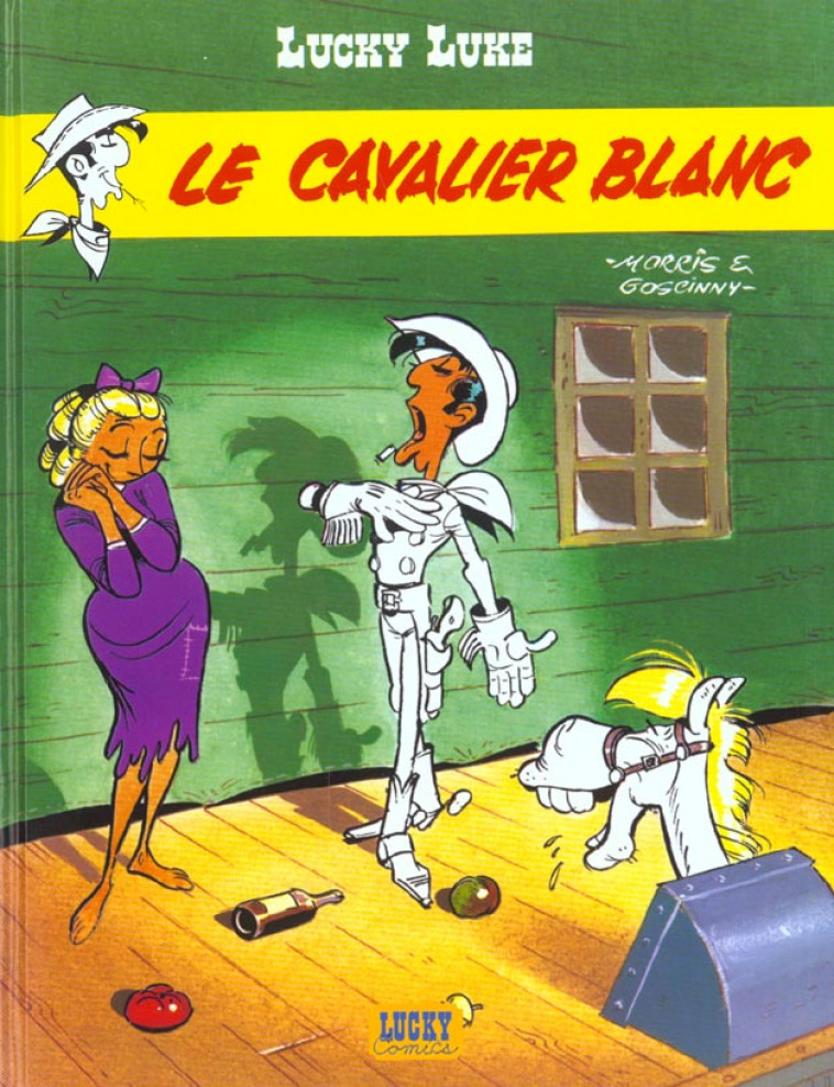 LUCKY LUKE - TOME 10 - LE CAVALIER BLANC - GOSCINNY/MORRIS - LUCKY