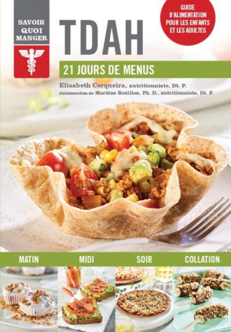 TDAH 21 JOURS DE MENUS - CERQUEIRA ELISABETH - MODUS VIVENDI