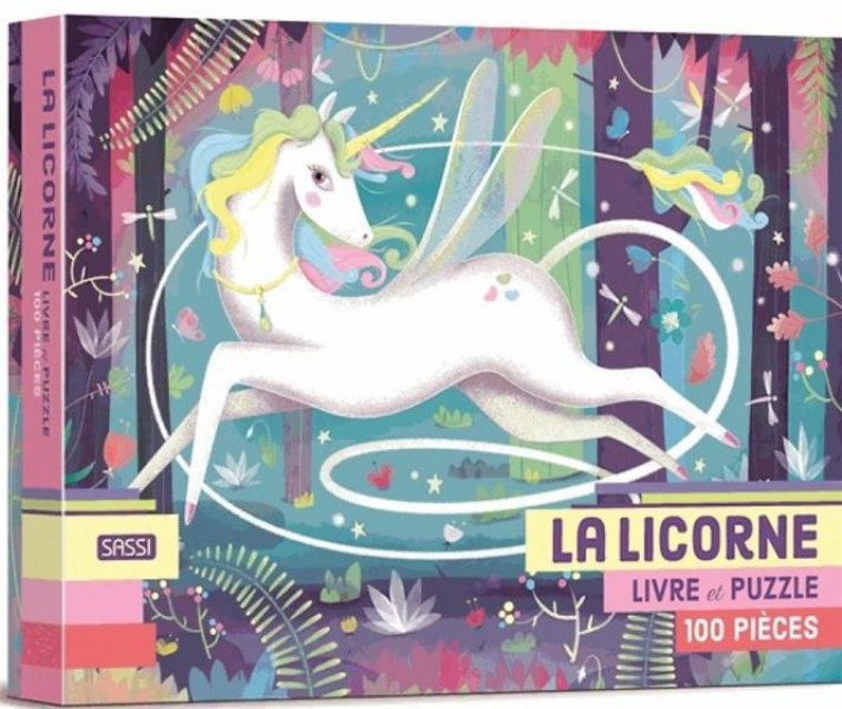 LA LICORNE  LIVRE ET PUZZLE DE 100 PIECES - TREVISAN IRENA - NC