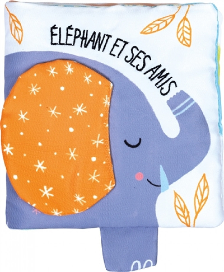 TISSU PASTEL - ELEPHANT ET SES AMIS (AVEC BOITE) - FERRI FRANCESCA - QUATRE FLEUVES