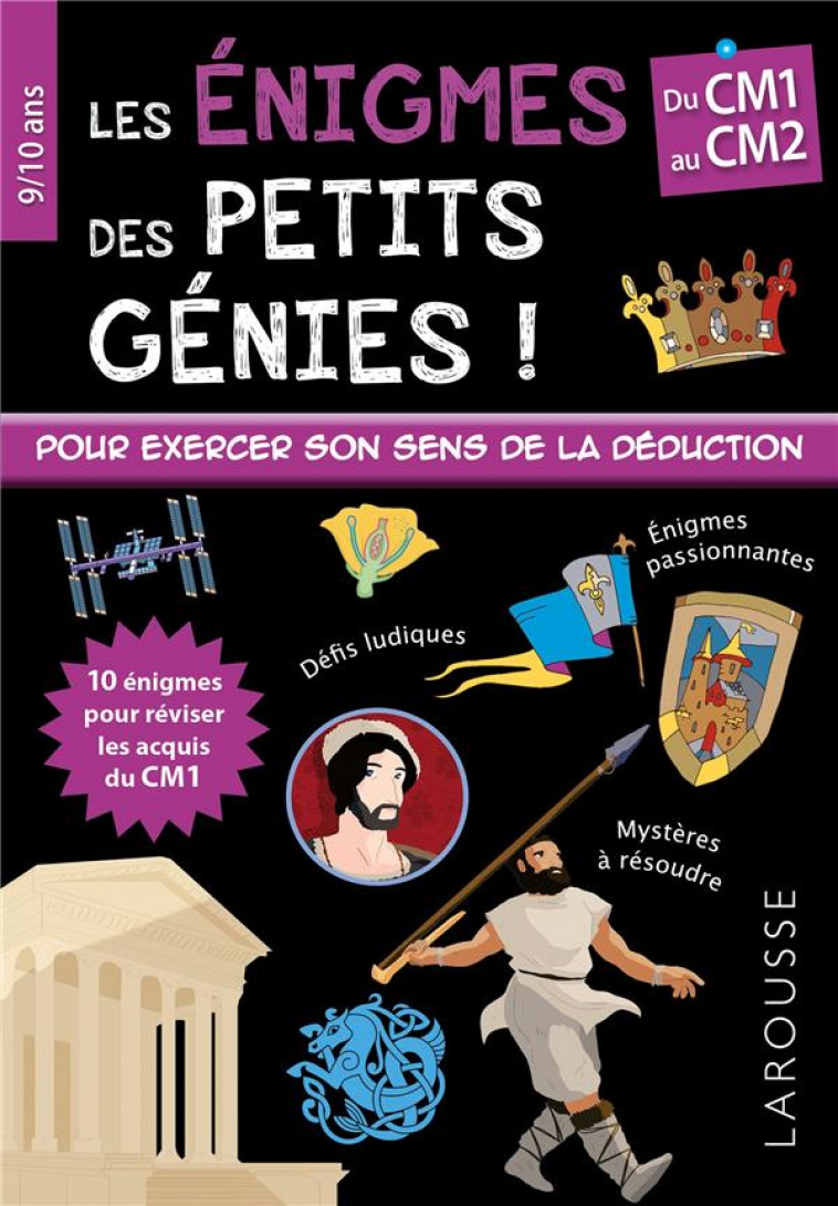 LES ENIGMES DES PETITS GENIES CM1 - VIARDS/PHAN - LAROUSSE