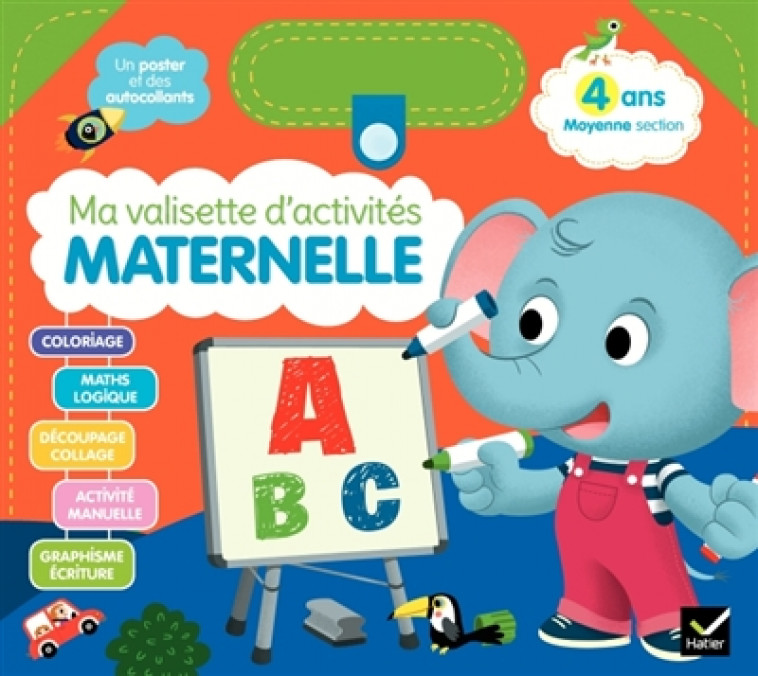 MA VALISETTE D-ACTIVITES MATERNELLE 4 ANS MOYENNE SECTION - XXX - PERRON