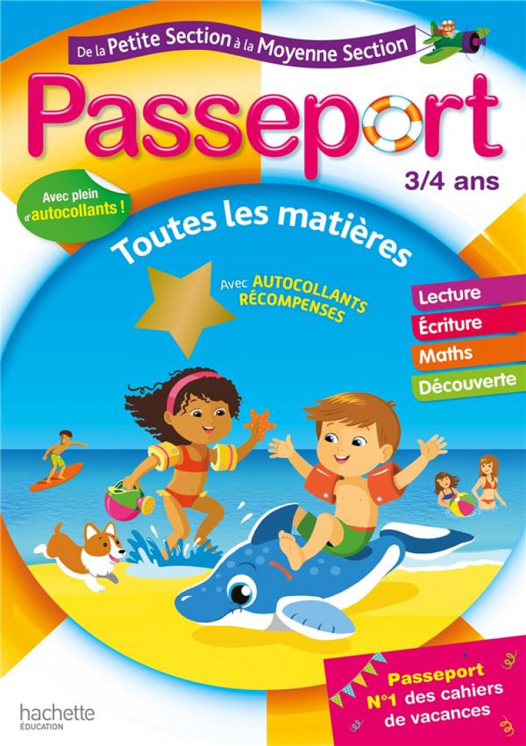 PASSEPORT - DE LA PETITE A LA MOYENNE SECTION - CAHIER DE VACANCES 2021 - POURE/EXBRAYAT - HACHETTE