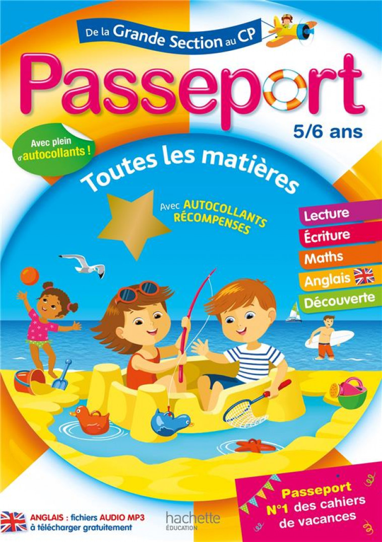 PASSEPORT - DE LA GRANDE SECTION AU CP - CAHIER DE VACANCES 2021 - EXBRAYAT/BLANDINO - HACHETTE