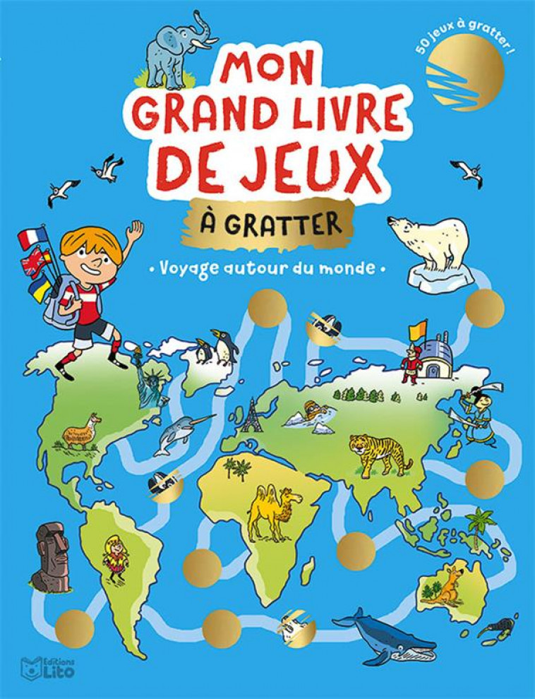 JEUX A GRATTER - VOYAGE MOND - XXX - LITO