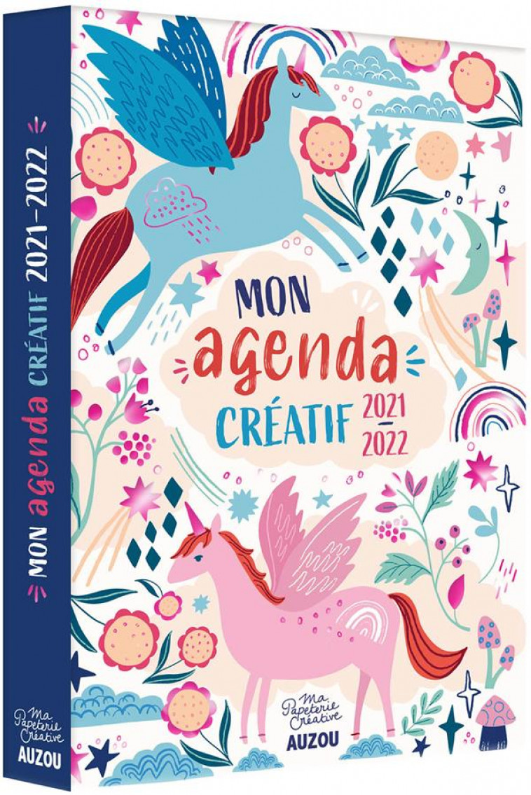 MON AGENDA CREATIF A COLORIER - 2021-2022 - + DE 100 AUTOCOLLANTS A COLORIER - FEENA BROOKS - NC