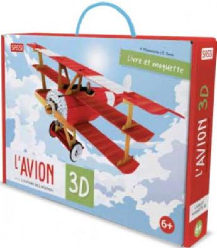 VOYAGE, DECOUVRE, EXPLORE L-AVION 3D L-HISTOIRE DE L-AVIATION - LIVRE ET MAQUETTE - TOME/MANUZZATO - NC