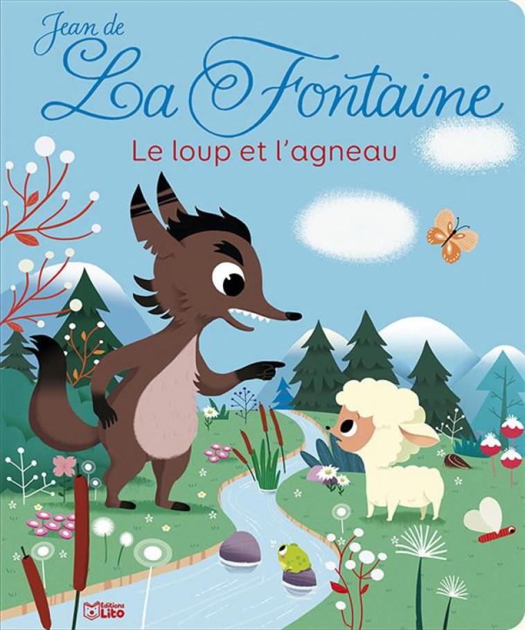 LIVRE FABLE LOUP ET L-AGNEAU - XXX - LITO