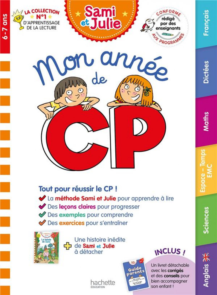 MON ANNEE DE CP AVEC SAMI ET JULIE (TOUTES LES MATIERES) - NEUMAYER/RAZET/BONTE - HACHETTE