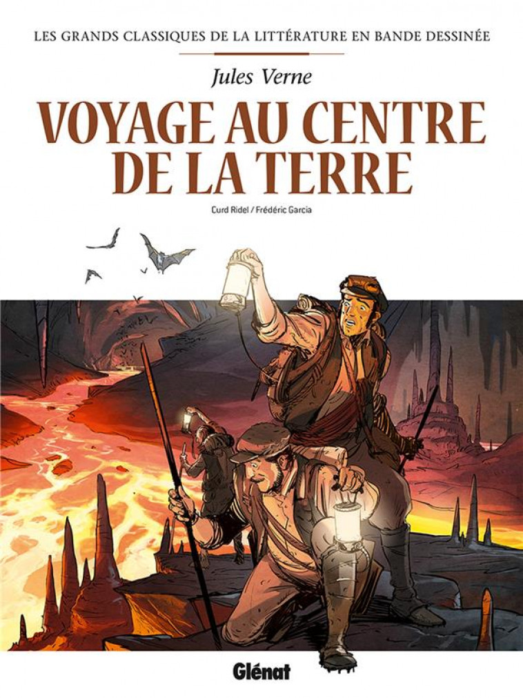 VOYAGE AU CENTRE DE LA TERRE EN BD - RIDEL/GARCIA/VERNE - GLENAT