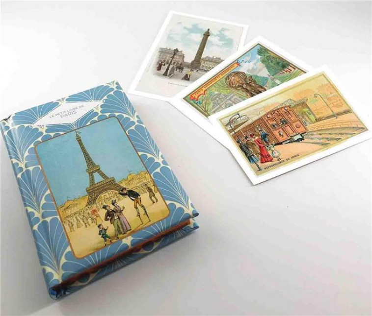 LE PETIT LIVRE DE PARIS + CARTES POSTALES - FOUFELLE DOMINIQUE - PAPIER CADEAU