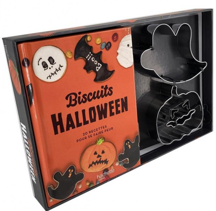 COFFRET BISCUITS HALLOWEEN - 20 RECETTES POUR SE FAIRE PEUR - XXX - HACHETTE