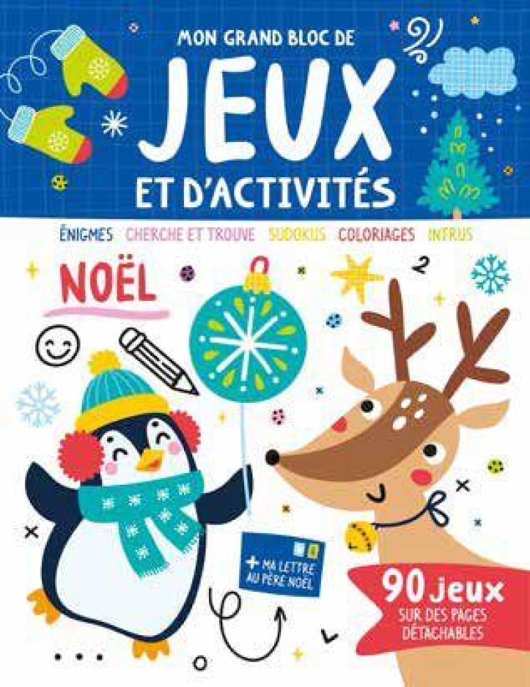 MON GRAND BLOC DE JEUX - NOEL - ATELIER CLORO - 1 2 3 SOLEIL