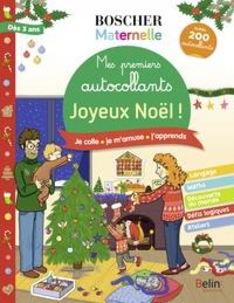 MES PREMIERS AUTOCOLLANTS - NOEL - LASCAULT/LEMOINE - BELIN