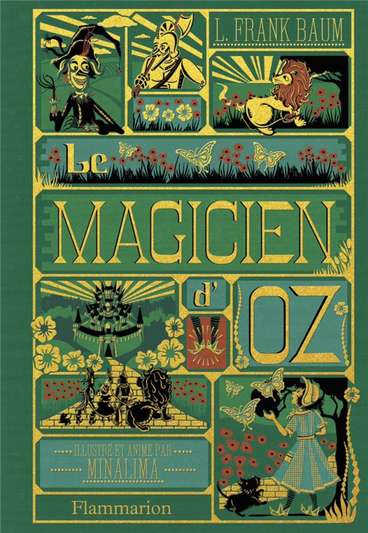 LE MAGICIEN D-OZ - ILLUSTRE ET ANIME PAR MINALIMA - MINALIMA/BAUM - FLAMMARION