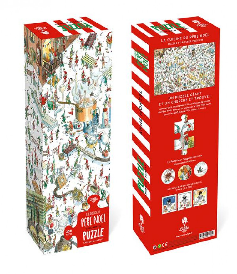 DERIVES - PROFESSEUR GOUPIL - PUZZLE GEANT A LA RECHERCHE DU PERE NOEL - CLEMENT LOIC - NC