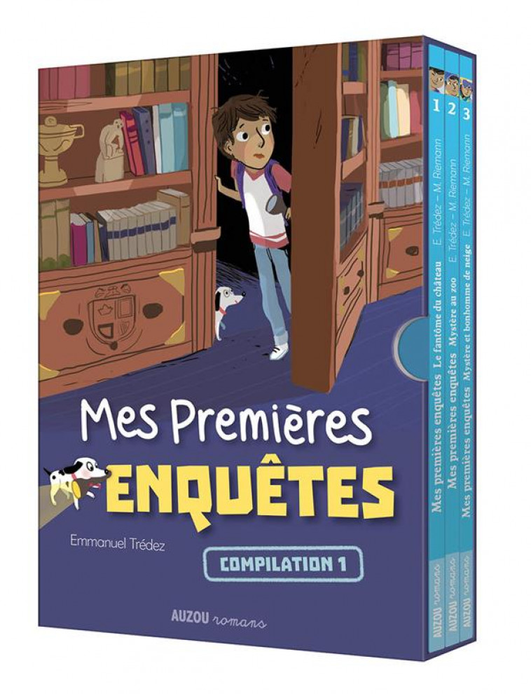 MES PREMIERES ENQUETES - T01 - COFFRET BIBLIOTHEQUE 1 (TOMES 1/2/3) MES PREMIERES ENQUETES - TREDEZ EMMANUEL - PHILIPPE AUZOU