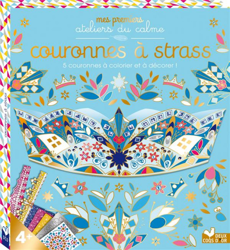 COURONNES A STRASS - BOITE AVEC ACCESSOIRES - LILI LA BALEINE - HACHETTE