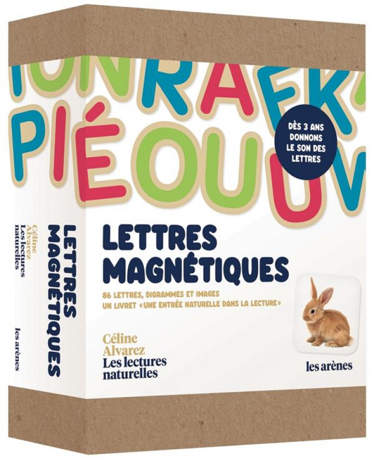 COFFRET LETTRES MAGNETIQUES - CELINE ALVAREZ - LES LECTURES NATURELLES - ALVAREZ CELINE - LATTES