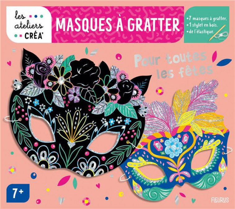 MES MASQUES A GRATTER POUR TOUTES LES FETES - SOLENNE ET THOMAS - NC