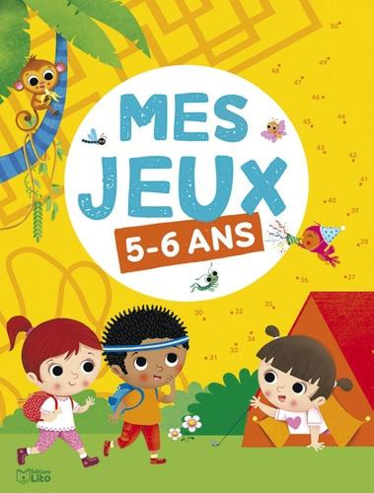 LIVRES JEUX - MES JEUX 5-6 ANS - XXX - LITO