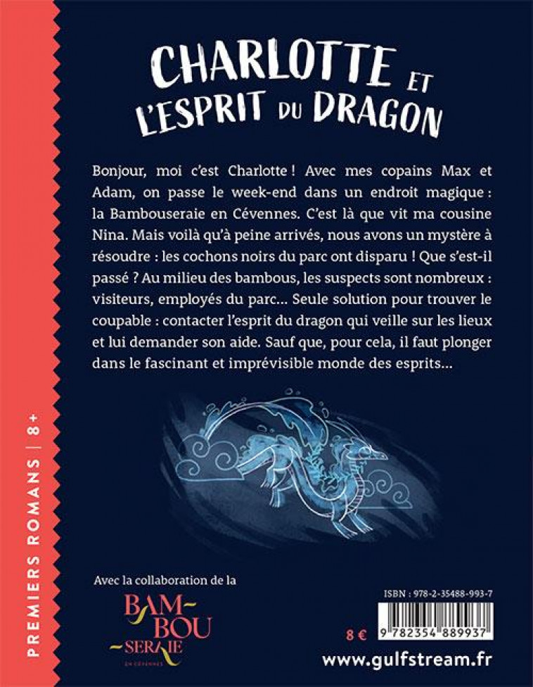 CHARLOTTE ET L-ESPRIT DU DRAGON - JEURY/BERDAL - GULF STREAM