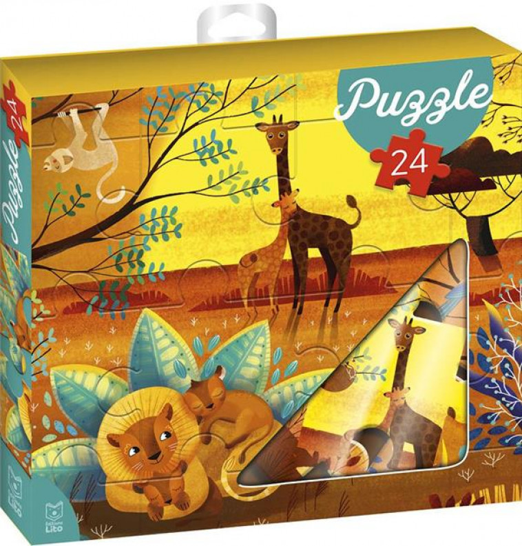 MA BOITE A PUZZLE 24P SAVANE - XXX - NC