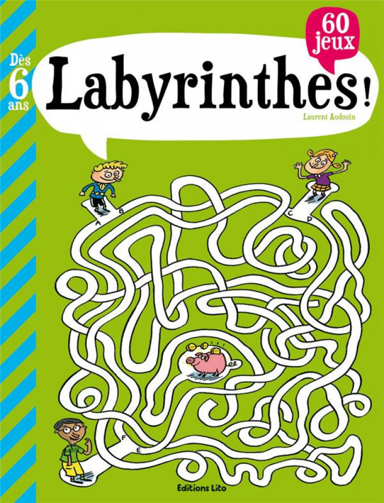 LIVRE JEUX LABYRINTHES - XXX - LITO