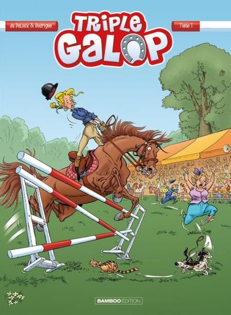 TRIPLE GALOP - TOME 01 + CAHIER - RODRIGUE/DU PELOUX - BAMBOO