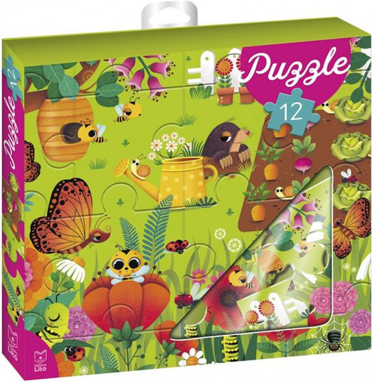 MA BOITE A PUZZLE 12P JARDIN - XXX - NC