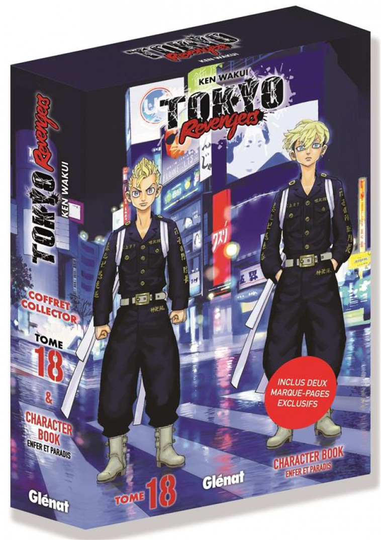 TOKYO REVENGERS - TOME 18 - COFFRET COLLECTOR - WAKUI KEN - GLENAT