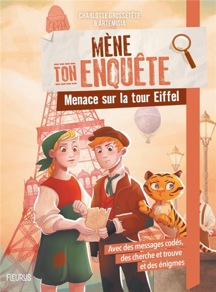 MENE TON ENQUETE - MENACE SUR LA TOUR EIFFEL - GROSSETETE/ARTEMISIA - FLEURUS