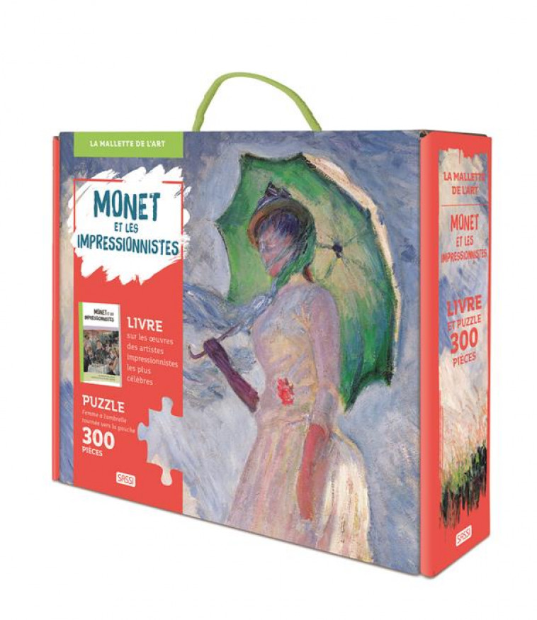 LA MALETTE D-ART - MONET ET LES IMPRESSIONNISTES - LA MALETTE DE L-ART LIVRE ET PUZZLE 6 ANS - BONAGURO VALENTINA - NC