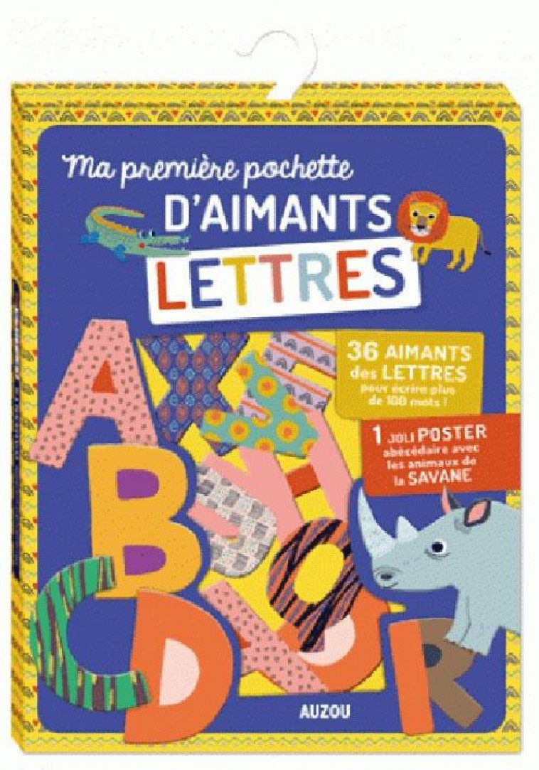 MA PREMIERE POCHETTE D-AIMANTS LETTRES - LAPEYRE EMILIE - Auzou