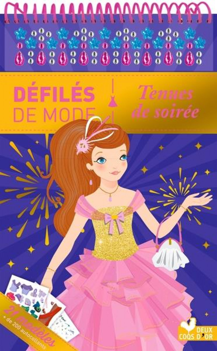 TENUES DE SOIREES - BLOC A SPIRALE AVEC MINI-STRASS - SOUPPART GAELLE - HACHETTE