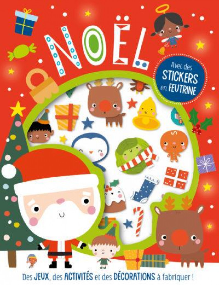 MES STICKERS EN FEUTRINE - NOEL - MOORHOUSE JESS - 1 2 3 SOLEIL