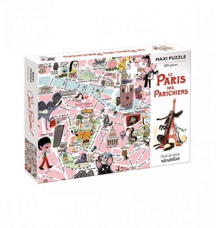 LE PARIS DES PARICHIENS - (PUZZLE 200 PIECES) - BOUTAVANT/GUTMAN - NC