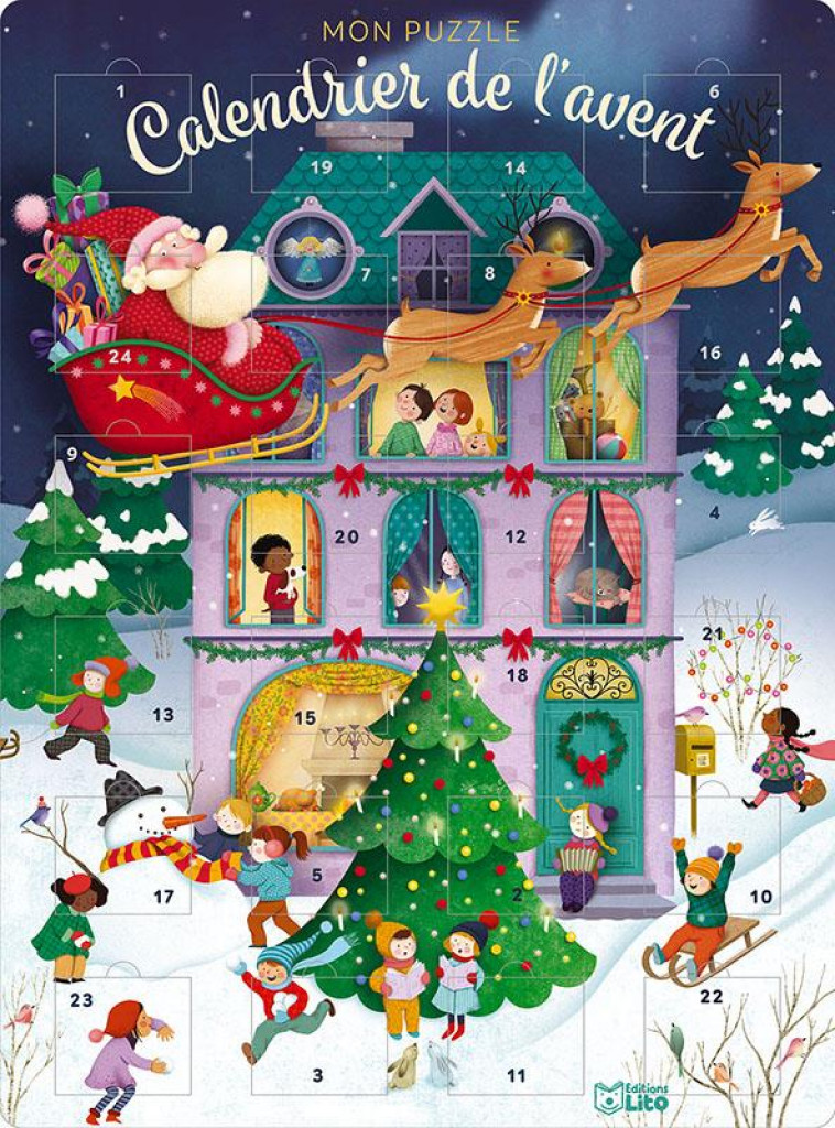 PUZZLE CALENDRIER DE LAVENT - XXX - NC