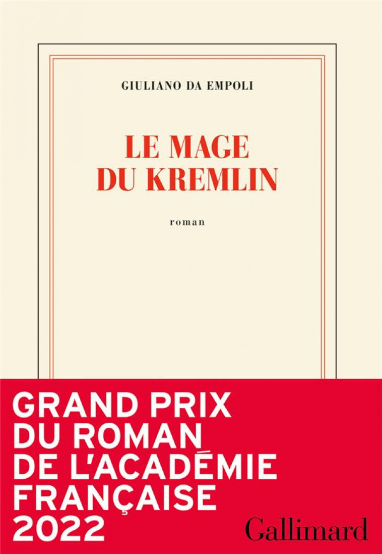 LE MAGE DU KREMLIN - DA EMPOLI GIULIANO - GALLIMARD