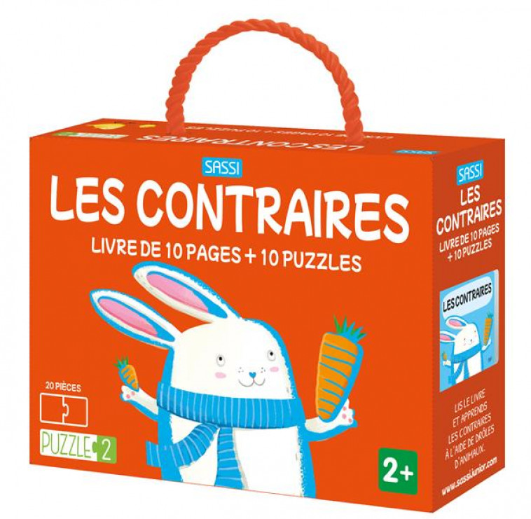 PUZZLE 2. LES CONTRAIRES - LIVRE DE 10 PAGES + 10 PUZZLES - GAULE - NC