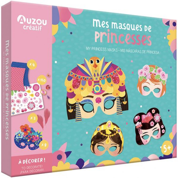 MON COFFRET D'ARTISTE - MES MASQUES DE PRINCESSES - GUESNE/LILIDOLL - NC