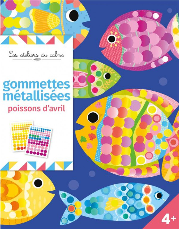 GOMMETTES METALLISEES POISSONS D'AVRIL - POCHETTE AVEC ACCESSOIRES - COLAS-AHRWEILLER L. - NC