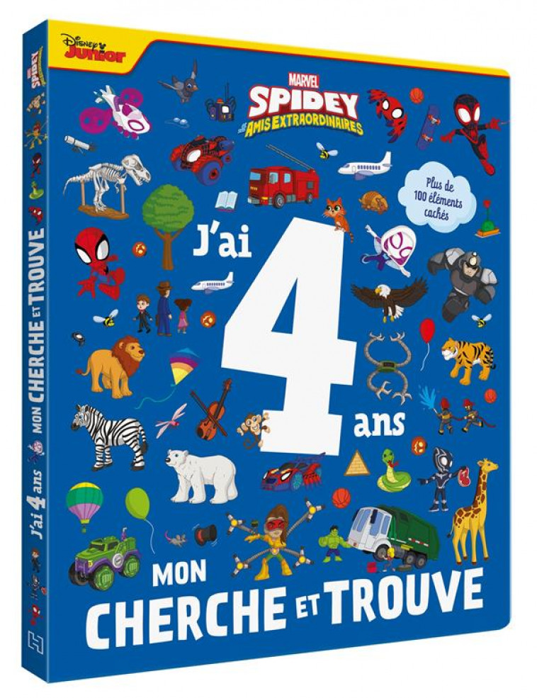 SPIDEY ET SES AMIS EXTRAORDINAIRES - MON CHERCHE ET TROUVE - J'AI 4 ANS - MARVEL - XXX - HACHETTE